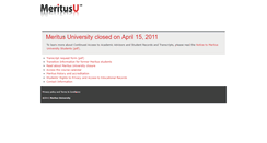 Desktop Screenshot of meritusu.ca